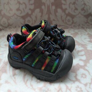 KEEN NEWPORT WATER/HIKING SHOES MULTICOLOR TIE DYE Youth Size 8 Lace Lock
